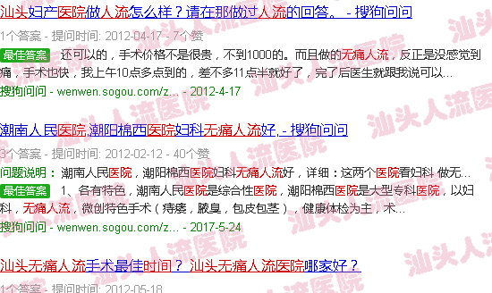 汕头*人流医院门诊时间
