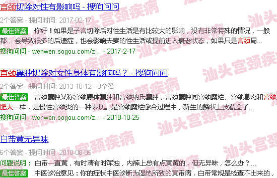 汕头宫颈肥大