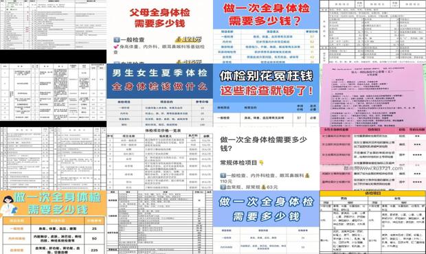 汕头*身检查要多少钱