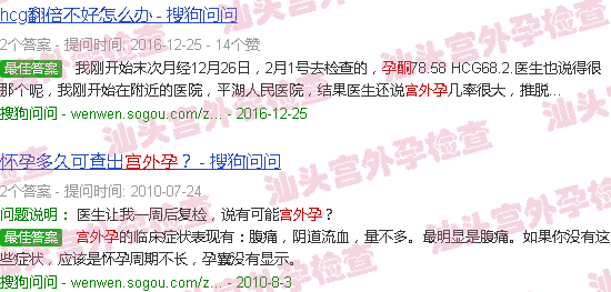 汕头孕酮多少是宫外孕